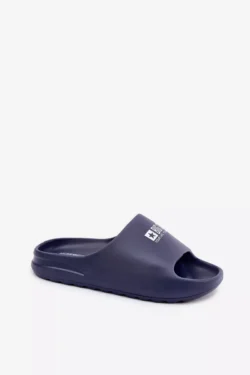 Vyriškos "BIG STAR" putplasčio šlepetės su logotipu RR174A014 Navy Blue