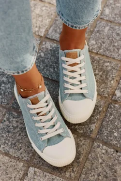 Moteriski audinio sportbačiai Big Star RR274796 Mėlyni