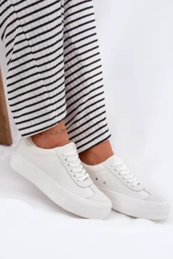 Moteriški platforminiai „Big Star RR274337 White“ kedai