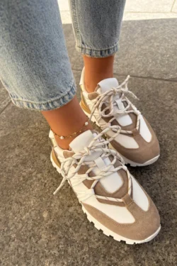 Odiniai pusbatukai-kedai moterims Artiker 56C1738 Beige-Gold