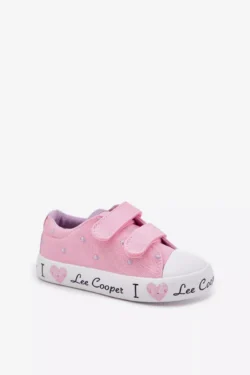 Merginos sportbačiai su lipuku Lee Cooper LCW-25-02-3265K Rožiniai