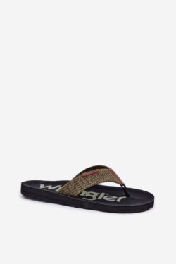Vyriškos šlepetės WRANGLER ZANE FLIPFLOP MEN LOW 20251044.20251044.57B Žalios