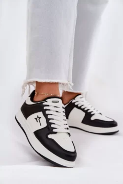 Moteriški sportbačiai Big Star RR274A240 HI-POLY SYSTEM Balti-Juodi