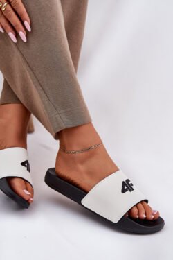 Moteriškos šlepetės 4F 4FRMM00FSLIF010-10S Baltos