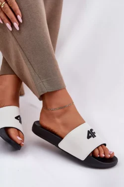 Moteriškos šlepetės 4F 4FRMM00FSLIF010-10S Baltos