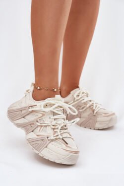 Sportiniai bateliai, moteriški, smėlio spalvos, Tonelli