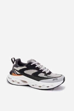 Vyriški sportiniai bateliai ant platformos Big Star RR174023 Hi-Poly System pilki