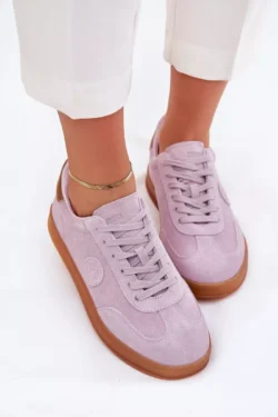 Moteriški Zomšiniai Kedai Big Star RR274850 HI-POLY SYSTEM Violetiniai