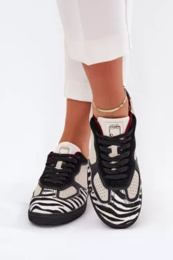 Moterų sportbačiai Daniel Lopez Just Dare SS2D4015 Zebra Bežiniai