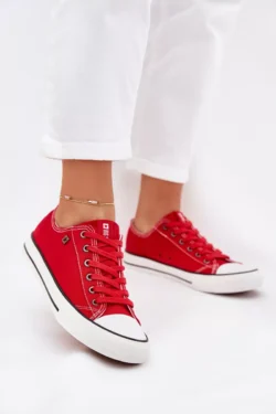 Moteriški mažakulniai kedai Big Star DD274A234 Raudoni