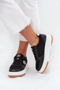 Moteriški platforminiai kedai "Big Star" RR274573 HI-POLY SYSTEM juodi