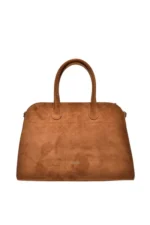 Moteriška „Shopper“ rankinė iš ekologiško zomšo BIG STAR SS574008 Brown