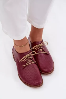 Moteriški odiniai elegantiški raišteliai Zazoo 4238 Bordo