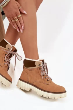 O'NEILL BENICIA WOMEN HIGH Camel moteriška izoliuota medžioklės kepurė