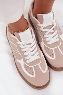 Moteriški žemi kedai <EN>Brenelle</EN> smėlio spalvos