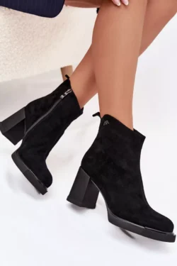 Vinceza 91142 od zomšo odos - moteriški aulinukai, juodi