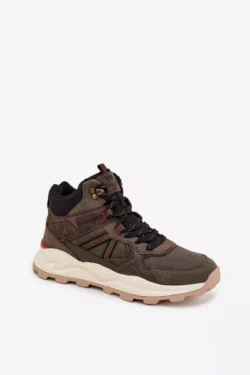 Vyriški žygio batai WRANGLER WEST MEN MID 2053027 Tamsiai žali