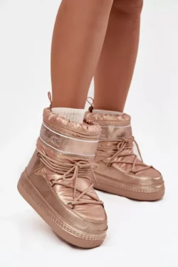 Moterims skirti sniego batai su raišteliais O'NEILL LISA WOMEN HIGH 90253012.99U Gold