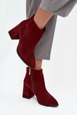 Aukštakulniai moteriški batai su auksine detale Chocolate Zazoo 3128