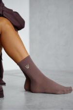 Moteriškos kojinės "Bear Brown"
