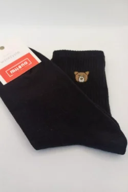 Moteriškos kojinės "Bear" juodos