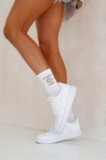 Moteriškos kojinės Coffee FIRST baltos