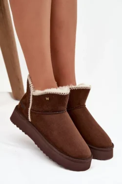 Moteriški "Wrangler" sniego batai ant platformos 20253093.IKU Chocolate