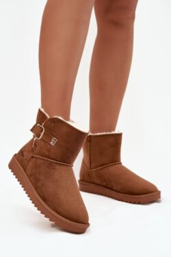 Moterų sniego batai su sagtimi Wrangler 20253091.37B Camel