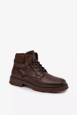 Vyriški pašiltinti batai Wrangler 20253034.IKU Dark Brown