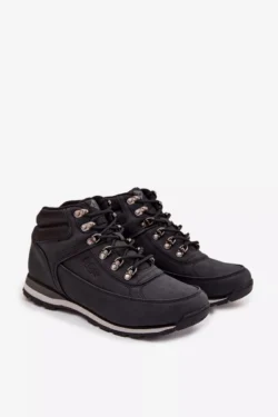 Vyriški apšiltinti trekingo batai Lee Cooper LCJ-25-03-3844M juodi