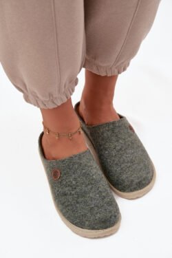 Namų avalynė moteriškos šlepetės Inblu CS000047 žalia