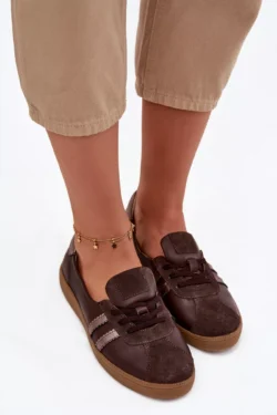 Odinė zomšinė moteriška „barefoot“ avalynė Zazoo N1341 ruda