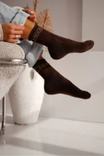 Moteriškos kojinės Pôlfrotte UNIQUE Seamless MOON Chocolate