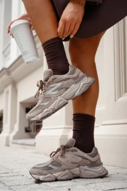 Moteriškos kojinės su dryžiais "Chocolate"