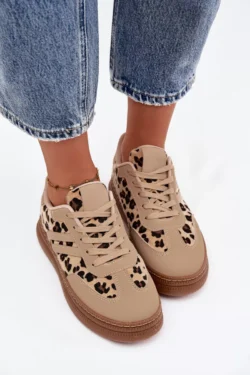 Moteriški "Platform Panterka Beige Denissa" sportbačiai