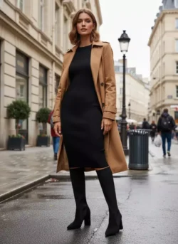 Moteriški aukštakulniai batai juodi Yserine