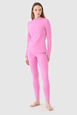 Šilti apatiniai Drapana (apatiniai) Moteriški leggings 4F 4FWAW24UBRUF075-55S Fuksija