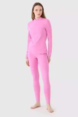 Šilti apatiniai Drapana (apatiniai) Moteriški leggings 4F 4FWAW24UBRUF075-55S Fuksija