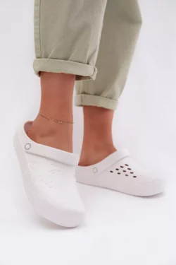 Kaip išmatuoti pėdos dydį? 3 patarimai kurie padės išsirinkti batus 10 Moteriški putų klumpės „Big Star“ TT274A081, baltos