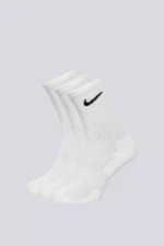 Nike kasdieninės paminkštintos kojinės, 3 poros, baltos
