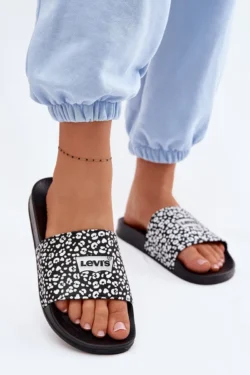 Jaunimo šlepetės LEVI'S VPOL0251S-1335 juodos