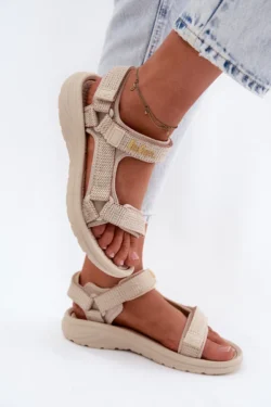Moteriškos basutės Lee Cooper LCW-26-34-4431L smėlio spalvos
