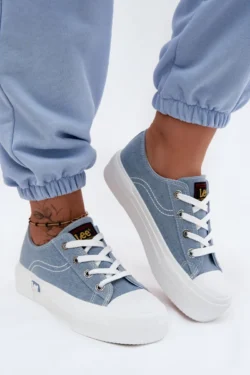 Moteriški platforminiai sportiniai bateliai Lee ISLA C WOMEN LOW 50261002.21H Jeans