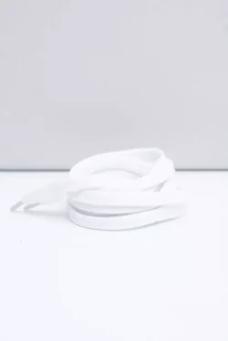 Balta plokščia medvilnė nėriniai Corbby