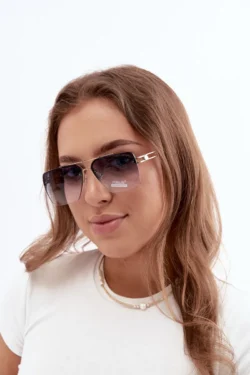 Saulės akiniai su UV filtru mėlyni