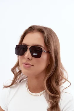 Boto moteriški saulės akiniai su UV filtru, juodi