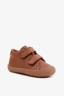 Odiniai vaikiški barefoot bateliai Froddo G2130328-2 Camel