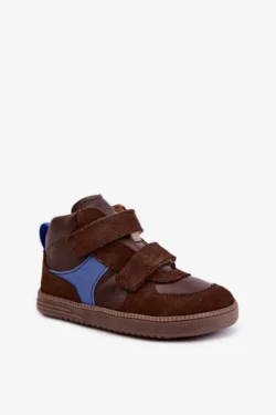 Vaikiški barefoot aulinukai iš zomšinės odos FRODDO G2110157-1, rudi