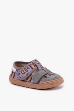 Vaikiškos barefoot šlepetės Milami Gray Lumi