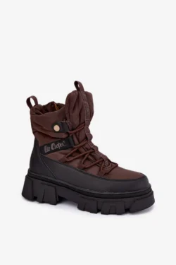 Moteriški sniego batai su užtrauktuku Lee Cooper LCJ-26-01-4631, rudi